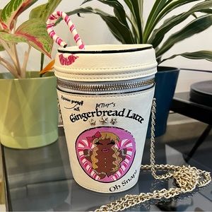 Betsey Johnson Ginger Bread Latte kitsch crossbody